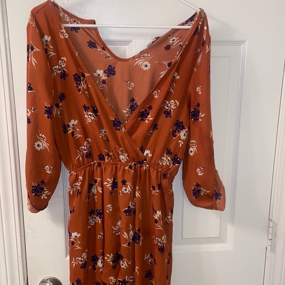 Floral High-Low romper - Picture 2 of 3